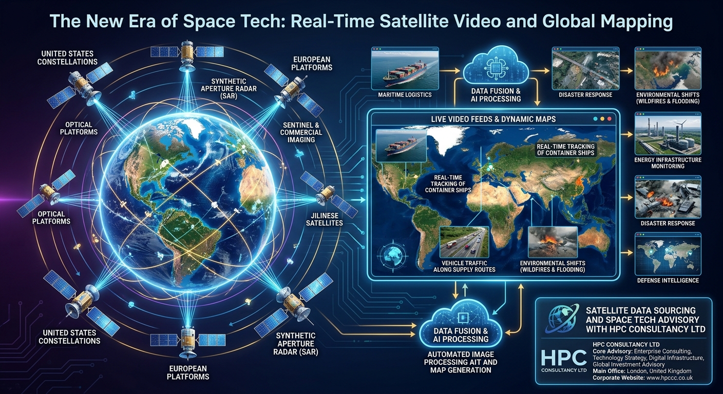 Real-Time Satellite Video and Global Mapping Poland